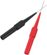 ABOOFAN 2pcs Automotive Test Leads Flexible Back Probes with Insulation Piercing Needles Sharp Stainless Steel Tips for Multimeters for Car Repair and Circuit Testing