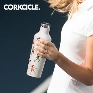 【CORKCICLE 酷仕客】Riflepaper設計師聯名系列三層真空易口瓶/保溫杯470ml(運動女孩)(保溫瓶)