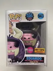 FUNKO POP! EDUARDO FLOCKED #943 EXCLUSIVE FOSTER IMAGINARY FRIENDS W/ Protector