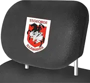 Sperling ST George Dragons Official NRL Universal Headrest Cover Pairs