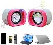 USB Powered Stereo Speaker | USB Charging Multimedia Portable,Desktop Speakers USB Speaker with Clear Sound Quality for Family Friends