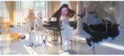 Anime illustrious formidable and unicorn azur lane Playmat Gaming Mat
