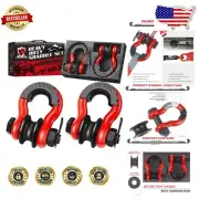 Upgraded 3/4" D Ring Snatch Block & Towing Pulley - Max 22,000lb Recovery Power