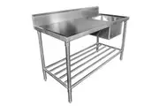 Sink Bench With Splashback W1200 X D700 X H900 1 Ss1712c