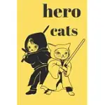 HERO CAT: HERO CATS 2020 NOTEBOOK FOR GIFTS