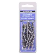 Otter 4.8 x 6.4mm Open Stainless Steel Blind Rivets - 25 Pack