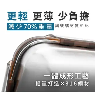 鍋寶 316不鏽鋼保鮮盒大容量實用4入組