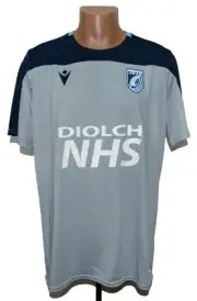 CARDIFF BLUES WALES RUGBY UNION SHIRT MACRON SIZE XXL