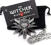 [Zozu] The witcher 3 pendant necklace animal wolf head necklace 1 bag 1 card original quality wholesale