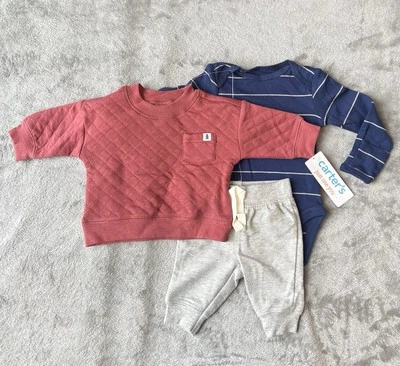 Carter’s Just One You Baby Boys’ 3 Piece Set For Newborn