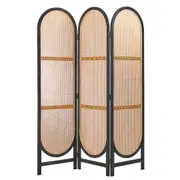 Cooper & Co. Kojo 3 Panel Room Screen Black