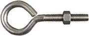 Eye Bolt With Hex Nuts, Stainless Steel, 3/8 x 4-In. -N221-648