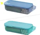 Sistema Ocean Bound Plastic Slide N Snack Container | 445 Ml Food Container with