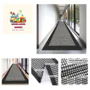 Hallway Runner Rug 2.6'x12' Heavy-Duty Durable Entryway Floor Mat with Non Sl...