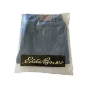 Eddie Bauer Men's Medium Stonewash Jeans 44 X 32 NEW