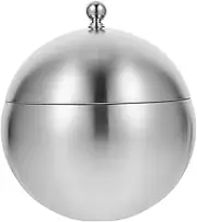 Ciieeo Stainless Steel Ice Bucket with Cover Wine Ice Storage Container for Parties Bars Home Keeps Drinks Chilled Easy to Design for Restaurants