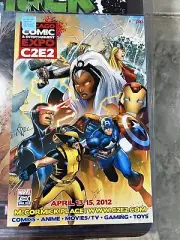 2012 C2E2 Poster Signed By Joe Quesada And Alex Alonso