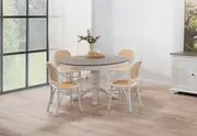 MARSEILLE MK2 5 Piece Dining Suite with Toulouse Dining Chairs.