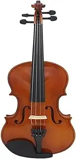 Violin for Beginners Adults Natural Solid Wood Acoustic Fiddle with Carrying Case Bow, Beginner Musical Instrument Gifts, 1/8, 1/4, 1/2, 3/4, 4/4(1-2 Violin)