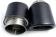 Car tailpipe 1 Piece Sandblasting for Mazda CX5 CX4 CX3 for Mazda for Axela for Atenza Tailpipe Modified Decorative Carbon Fiber Tail Tips