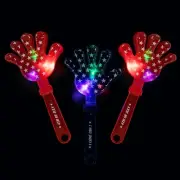 Large Light-Up Patriotic Hand Clappers - Toys - 12 Pieces