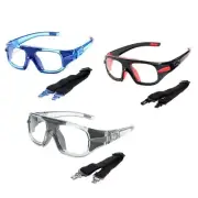Safety Goggles Sports Eyewear Protective Glasses Anti Fog Lens Replaceable Strap