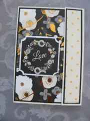 Pre-Made 6" X 8.5" Mini Scrapbook Album Folio LOVE WEDDING ANNIVERSARY Handmade