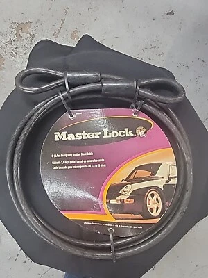 MasterLock 86DAT 8' (2.4m) Heavy Duty Braided Steel Cable