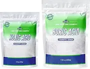 Myoc Cosmetic Grade – Boric Powder (200 GM / 7.05 Oz) & Kojic Acid (50g / 1.7oz) – Skin Brightening & Cleansing Combo