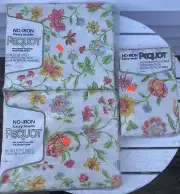 Vintage Pequot Luxury Muslin Double Fat Sheet, Fitted Sheet, Pillowcases NEW