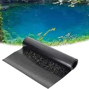 HDPE Liner for Pond, 0.13mm Thickness Black Rubber Pond Membrane, 5x8m 6x9m 7x10m 8x12m 10x15m Underlayment for Waterfall- Water Feature Yard Ponds Skins Liners(6x12m(19.7x39.3ft))