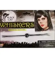 Rubie's - Black Cat Whiskers - Adult