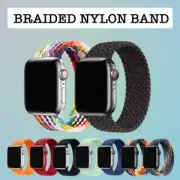 Braided Solo Loop Band Strap for Apple Watch Ultra 9 8 7 6 5 4 SE 41/44/45/49mm
