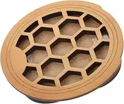 KAILIKETIY Wood Soundhole Cover for Acoustic Guitars Sound Dampening Block Protector Acoustic Soundhole Muffler Volume Control for Quiet Practice