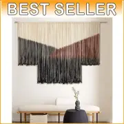 Stylish Tie-Dye Macrame Wall Hanging - Large 59''W x 35''L for Dreamy Interiors