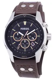 Fossil Coachman Chronograph Tachymeter Analog 3 Sub-Dials CH2891 100M Mens Watch