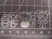 Universal Metal Die Cut Tool Emboss Teddy Bear Panda Superhero Freddy's Party