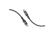 PROMATE 2m USB-C to USB-C Ultra-Fast 100W PD Cable with Transparent Connectors.