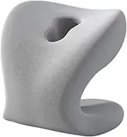 Generic Ergonomic Headrest for Office Chair Comfortable Neck Support Pillow for Daily Use, Light Gray, as described
