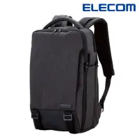 在飛比找momo購物網優惠-【ELECOM】帆布多功能3WAY後背包-黑(BM-OF02