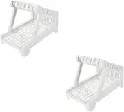 LALAFINA Pcs Plastic Label Holder Roll Design Label Supply for Supermarket Basket Shiing Easy Assembly for Office Use