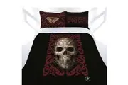 Anne Stokes Oriental Skull Quilt Cover Set Single