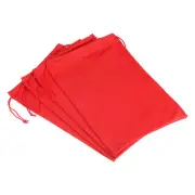 Ski Goggle Bag, 4 Pack Microfiber Snow Goggles Case Drawstring Pouch Red