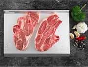 KLEVA Defreezi Fast Acting Ripple Design Defrosting Tray, Quick Safe Chemical-Free Thawing of Meat or Fish with No Power Required. - Silver
