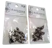 New Explorer By Traditions Hobby Lobby Metal Rhinestones Double Hole Connectors