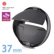 Black Hoocap TX 37mm lens Cover + hood for Olympus M.Zuiko Digital 45mm 1:1.8