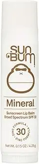 Sun Bum SPF 30 Mineral Sunscreen Lip Balm | Hawaii 104 Act Compliant (Octinoxate & Oxybenzone Free) Broad Spectrum Natural Lip Care with UVA/UVB Protection | .15 oz