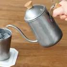 Peach Wood and Stainless Steel Coffee Kettle Tea Kettle Vintage finish 650ml NEW