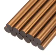 12pcs Mini Hot Glue Sticks for Glue Gun 0.43"x4" Bronze Red
