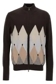 BALLANTYNE 'Argyle' Cardigan
